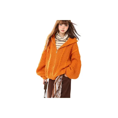 FOREST LIBRARY Оранжевый Унисекс Трикотаж