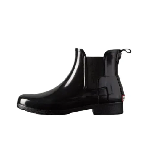 HUNTER Ankle Длина (размер в длину) Челси Женские Черный