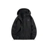 Чёрная легкая ветровка