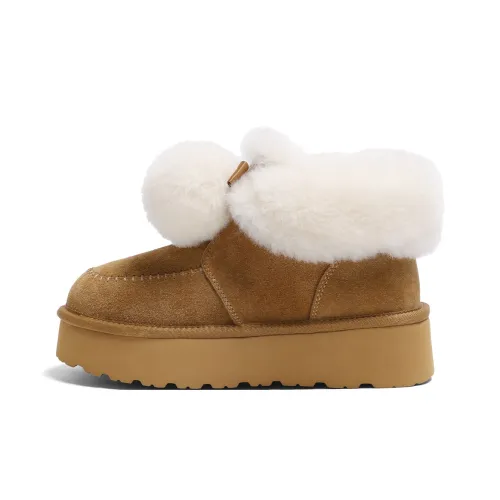 JOSINY Устойчивые к истиранию противоскользящие короткие сноубутсы для женщин