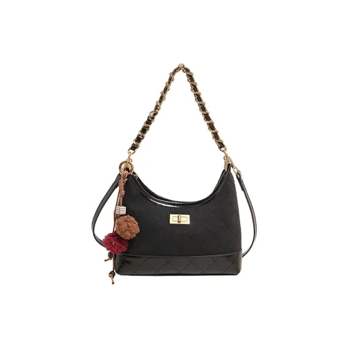 WHERE WHAT WHO ПУ (полиуретан) Сумка через плечо Женская Черная Хаки Коричневая