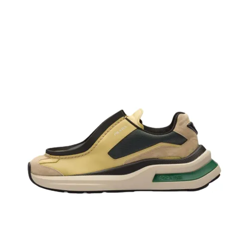 PRADA Systeme Low Топ Повседневная обувь Мужская Желтая