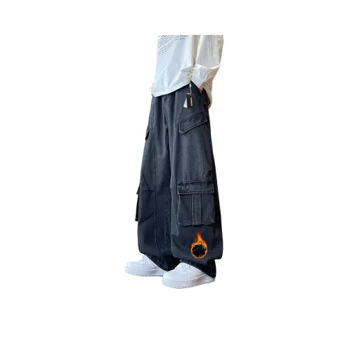 Left Bank Черные джинсы с флисовой подкладкой для мужчин