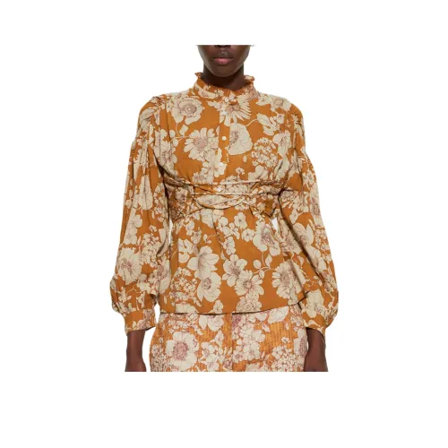 ANTIK BATIK Leonie CORSET Стиль Блуза Рубашка Женская