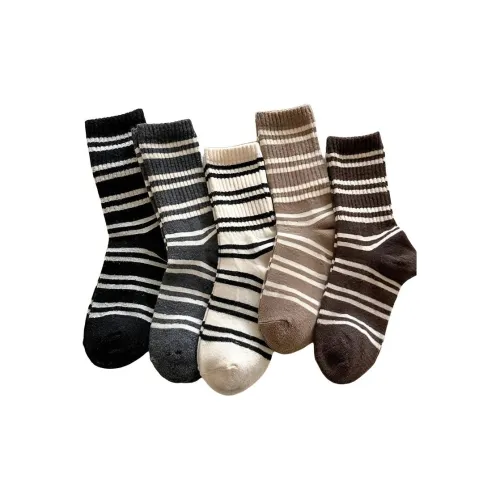 OEING 5 пар Женские носки MID до икры