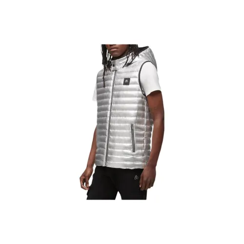Moose Knuckles Air Down Series Жилет Мужской Серебряный