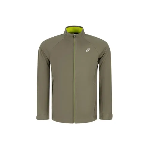 ASICS Темно-зеленый Мужские Куртки
