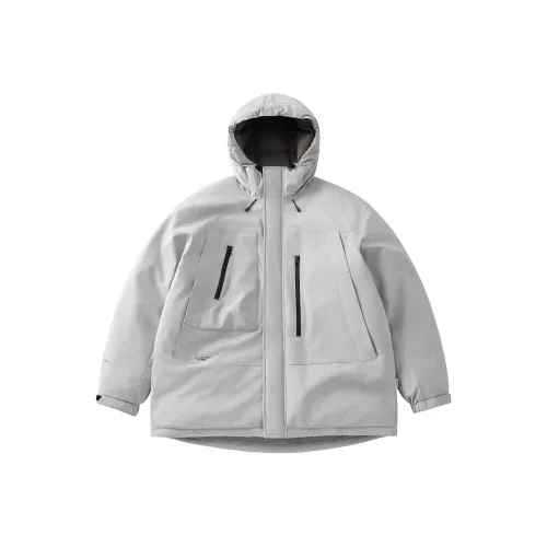 RESTICK 'Cloud Journey' Зимний Тройная защита На открытом воздухе С капюшоном Куртки Пальто Унисекс