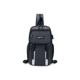 Двухплечевой ремень серого цвета