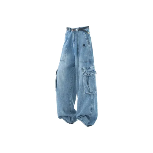 DAREASY Blue Unisex Jeans DAREASY Синий Унисекс Джинсы