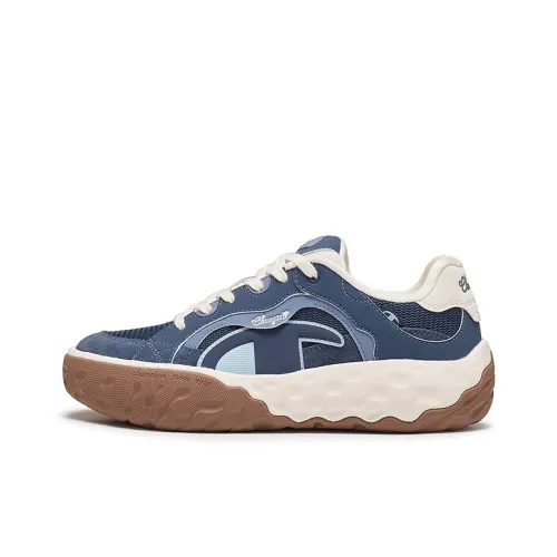 Champion Low Top Скейтборд Кроссовки Мужские Морской Синий Молочный Белый