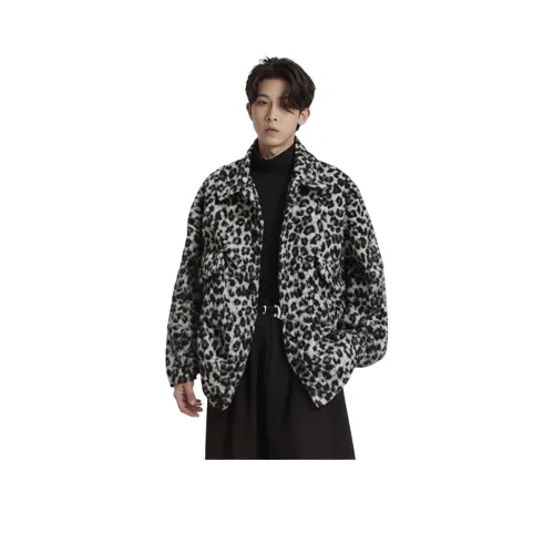 FRLMK Леопардовый принт Унисекс Куртки