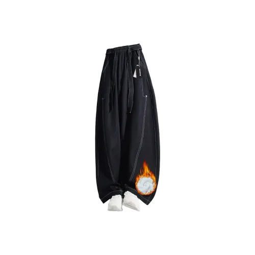 Left Bank Черные джинсы с флисовой подкладкой для мужчин