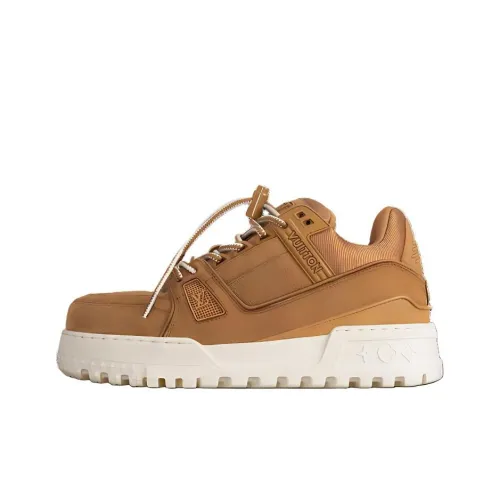 LOUIS VUITTON Trainer Maxi Low Топ Повседневная обувь Мужская Коричневая