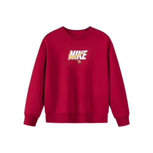 nike Преппи Красный Kids Свитшоты