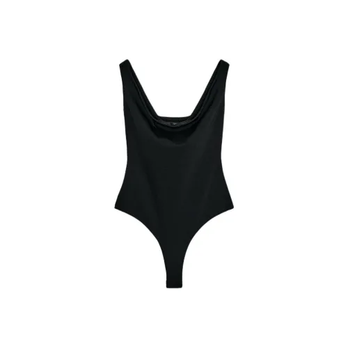 ZARA Черное женское боди