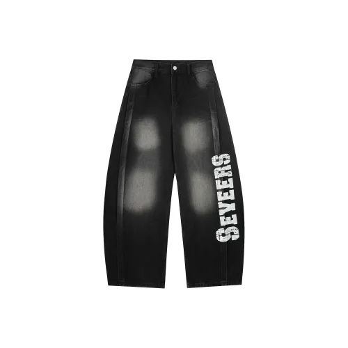 Captainbeer Черные Женские Джинсы