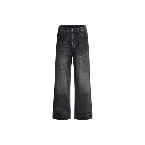 UKTK Черные Мужские Джинсы