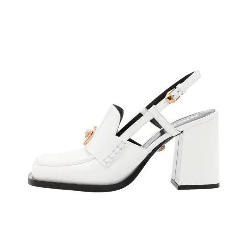 FANSIZHE Грубый каблук Высокие каблуки 8 см Женские Белые