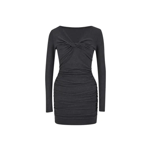 MOSES QUEEN Длинное платье с длинными рукавами женское