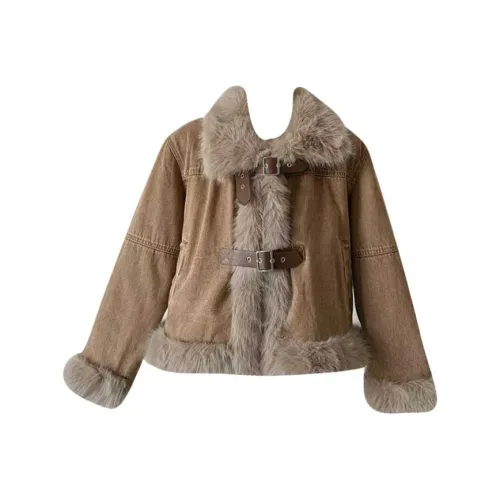 Udon House Вельвет Feel Пальто Женское