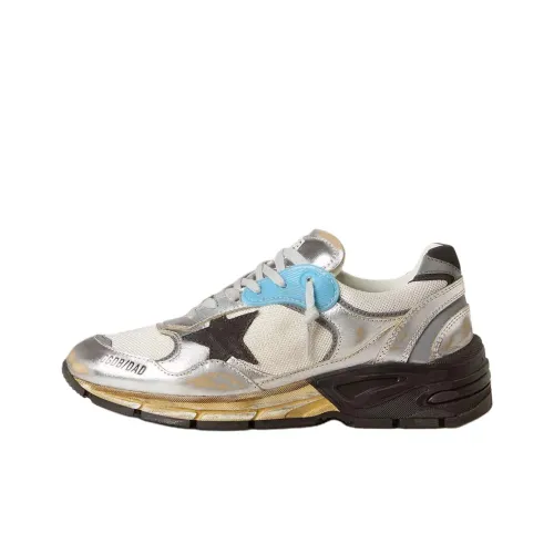 Golden Goose Dad Звезда Низкий Топ Повседневная Обувь Женская Серебряный