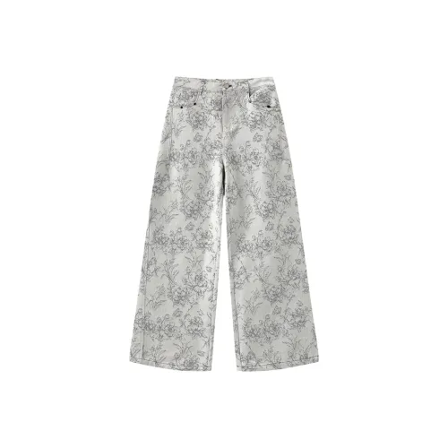 CUBIC Серый Женские Повседневные Брюки