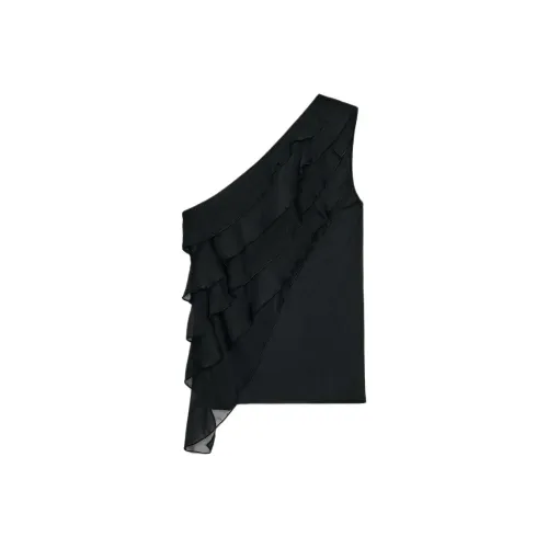 ZARA Черные Женские Майки