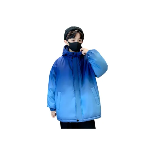 Rindu Хлопковый пуховик Осенний Синий Детский