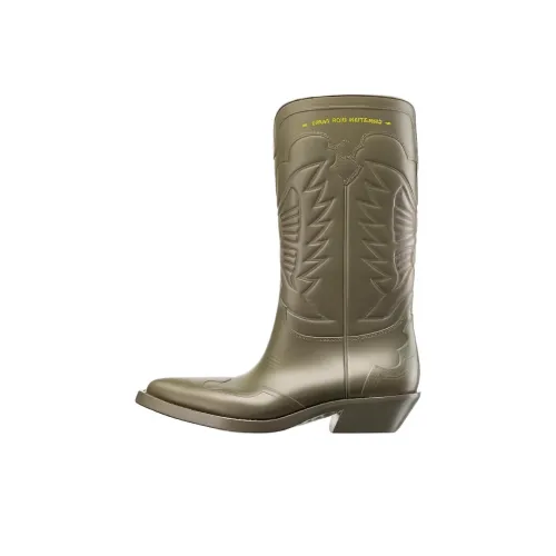 DIOR Ветер Ботильоны Женские Зеленый