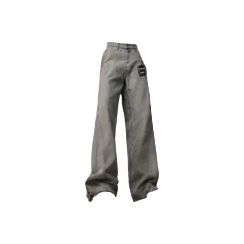 SNEIKLAU Серый Унисекс Джинсы