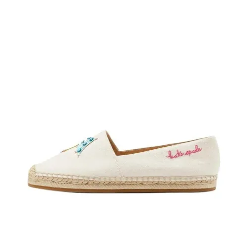 Kate Spade Tiki Time Espadrilles Женские Кремовый Белый