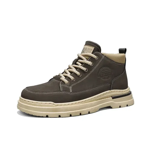 SHOUBA Высокий Топ Повседневная Обувь Мужская