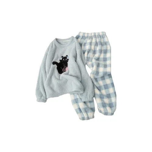 Maultiay Пижамный комплект Осенний и Зимний Женский