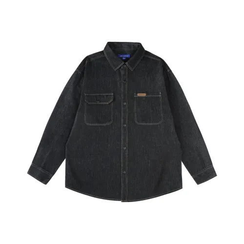 FAIRWHALE Мужские черные рубашки