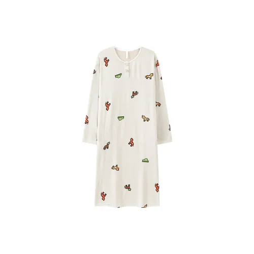 MADALLO Серый хаки Женские Ночные сорочки