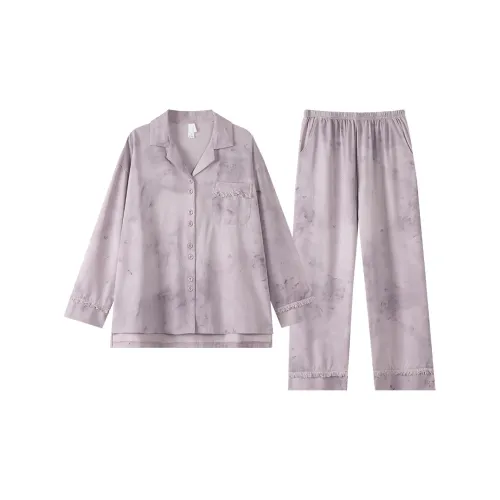 X QINGE Фиолетовый Женские Пижамные комплекты