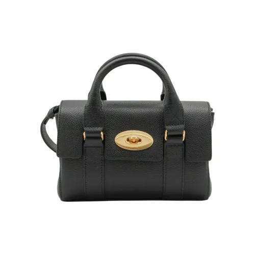 Mulberry Кожа Сумка Унисекс Черный и Серый