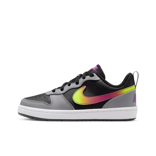 Nike Court Borough Детские Скейтбординги Низкий Топ Пиксель Шторм Школьный возраст
