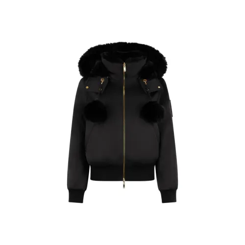 Moose Knuckles GOLD SERIES Оригинальный SATIN Debbie BOMBER JACKET Куртки Пальто Женские