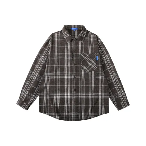 FAIRWHALE Кофе Мужские Рубашки