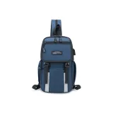 Двухплечевой ремень, синий