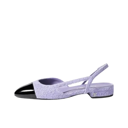 CHANEL Повседневная обувь Женская Фиолетовая