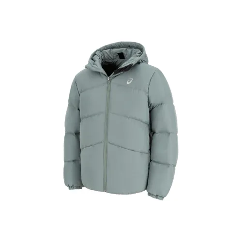ASICS Серый Зеленый Мужской Пух