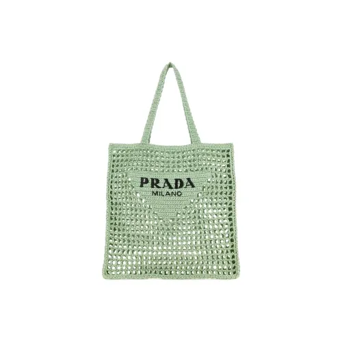 PRADA Raffia Сумка Женская Мятно-Зеленая