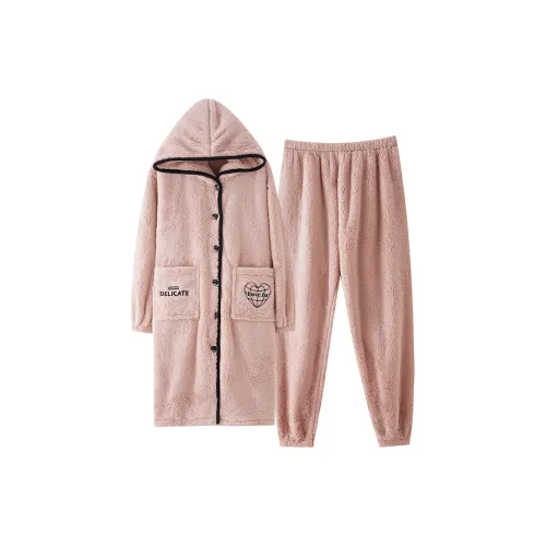 Qin Jing Пижамный комплект женский розовый