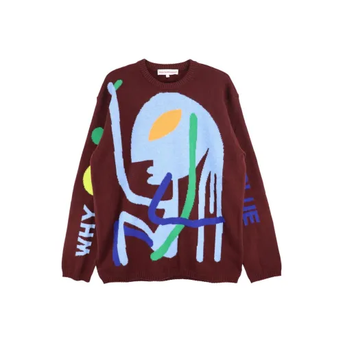 WALTER VAN BEIRENDONCK Why Be Синий Свитер Женские