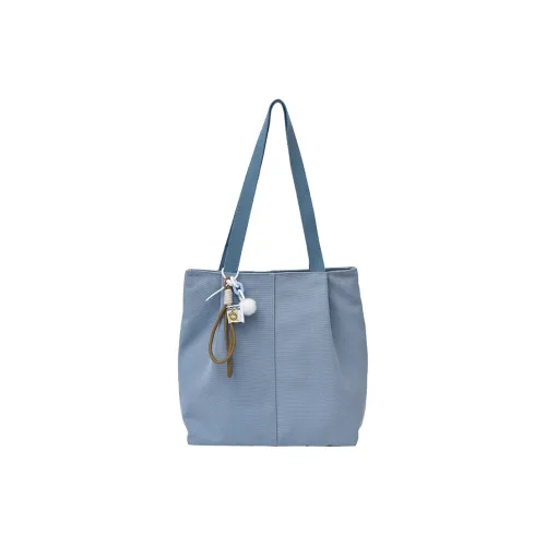 HACIN Холст Сумка через плечо Стандартная Женская Синяя