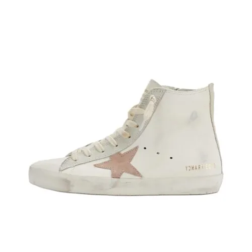 Golden Goose Francy High Топ Скейтборд Кроссовки Женские Белые