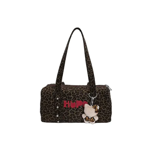 CAREELL ПУ (полиуретан) Сумка через плечо Стандартная Унисекс Яшма Кофейный Коричневый